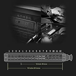 The Chromatic Harmonica 12-Hole/16-Hole Professional Performance Instrument Self-Study for Beginners Black/Gold/Silver - Les Beatles, Paul McCartney, John Lennon, RIngo Starr, George Harrison The Chromatic Harmonica 12-Hole/16-Hole Professional Performance Instrument Self-Study for Beginners Black/Gold/Silver – Image 3