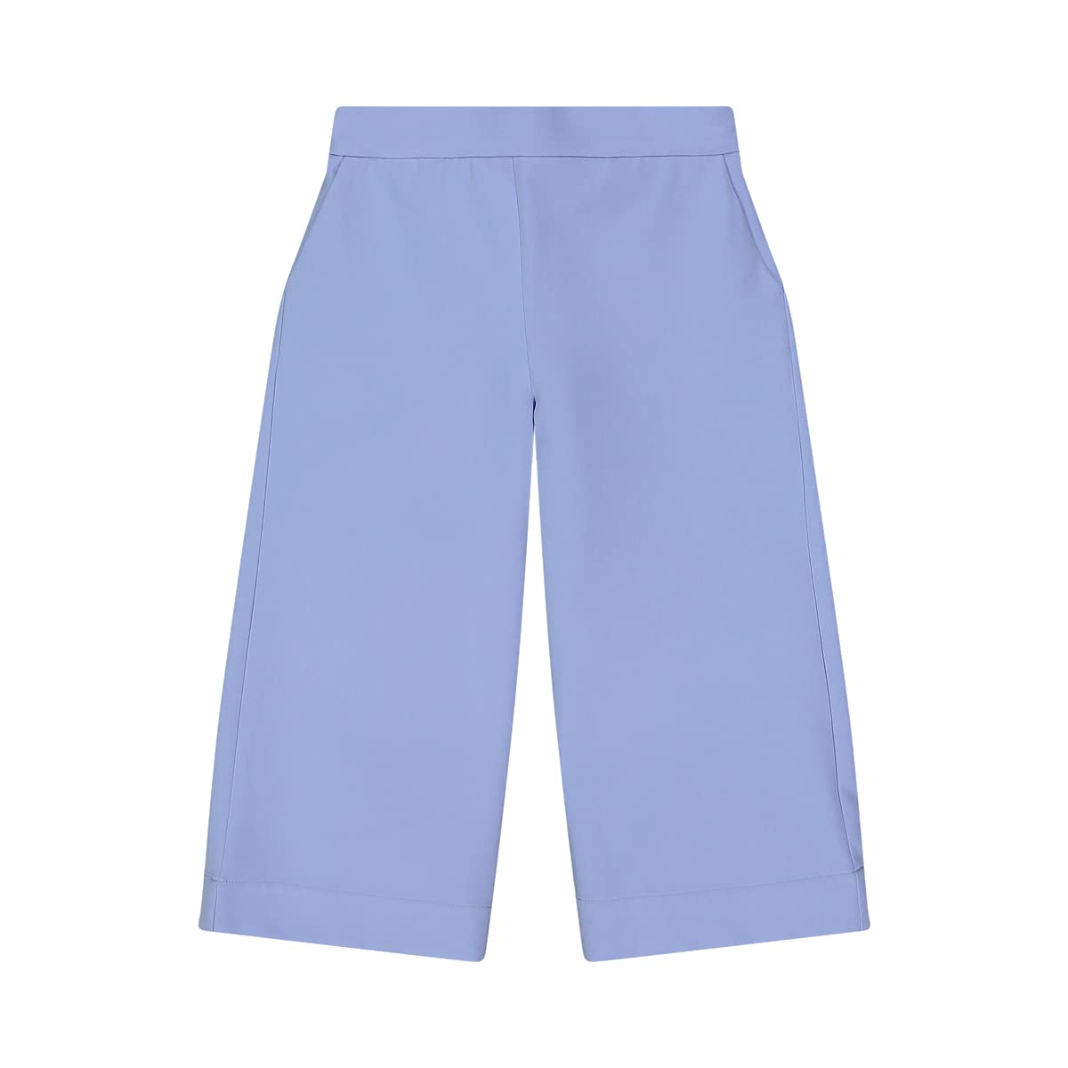 Melby, Cropped Hose für Mädchen mit elastischem Bund, Hellblau, himmelblau, 3 Jahre