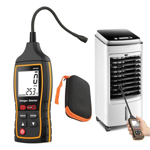 Detector de fugas halógeno, sensor de fugas de refrigerante, monitor portátil de CA de respuesta rápida, equipo sensible para adultos, hombres, maridos, amantes, amigos