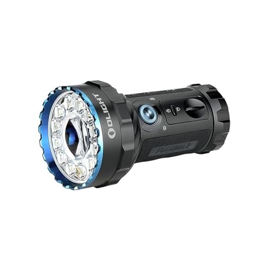 OLIGHT Marauder 2 Rechargeable Handheld Flashlight 14,000 Lumens Ultra Bright Flashlight with 3X Build-in Battery Pack for Home, Outdoors, Emergency Use