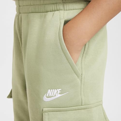 Nike Sportswear Club Fleece Big Kids' Cargo Pants (FD3012-386, Oil Green/Oil Green/White)3
