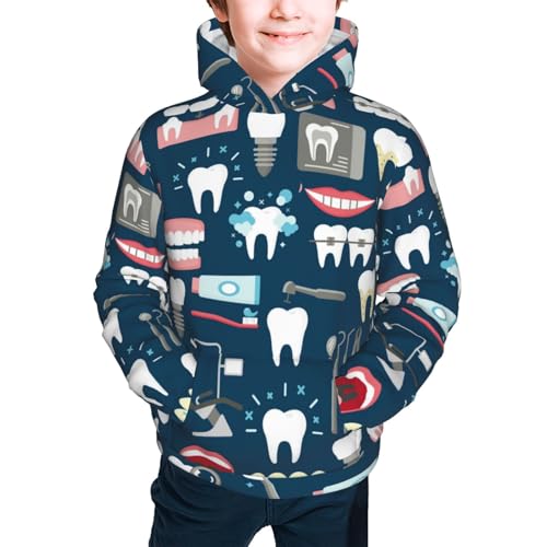 Dino on a Skateboard Surf Kid Hoodies Boys Sweatshirts Girls Pullover with Pocket3