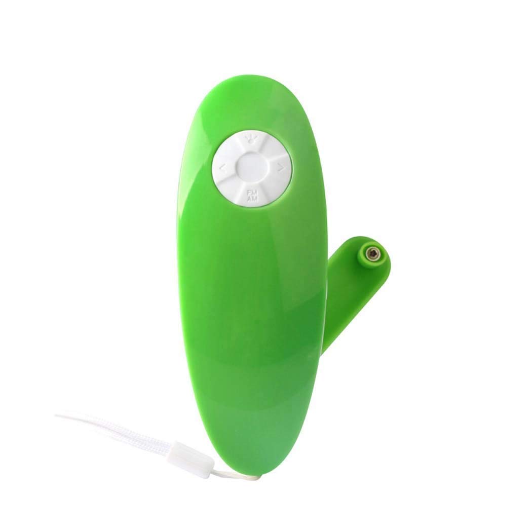 ZAIHW Hand Crank Flashlight Emergency Radio Dynamo Self Powered AM FM Radios Smart Phone Charger (Color : Green)