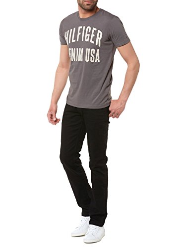 Tommy Hilfiger Basic CN T-Shirt S/S 11 Camiseta de tirantes, Gris (Smoked Pearl), Small para Hombre