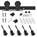 SMARTSTANDARD 6.6 Feet Top Mount Sturdy Sliding Barn Door Hardware Kit - Smoothly and Quietly - Simple and Easy to Install - includes Step-by-Step Instruction - Fit 36