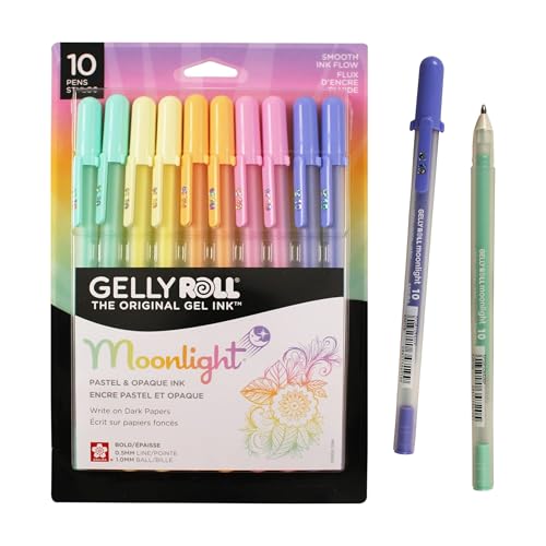 SAKURA Gelly Roll Moonlight Gel Pens 10 Pack
