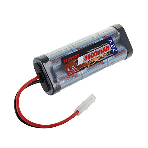Tenergy 7.2V Battery Pack High Capacity 6-Cell 3000mAh NiMH Flat Battery Pack,…