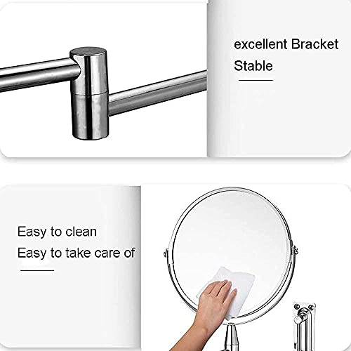 Miroir grossissant télescopique haute définition à double face orientable - 6
