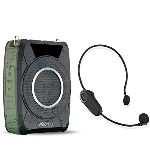 Bluetooth 5.0 Voice Amplifier, 20W Portable PA System