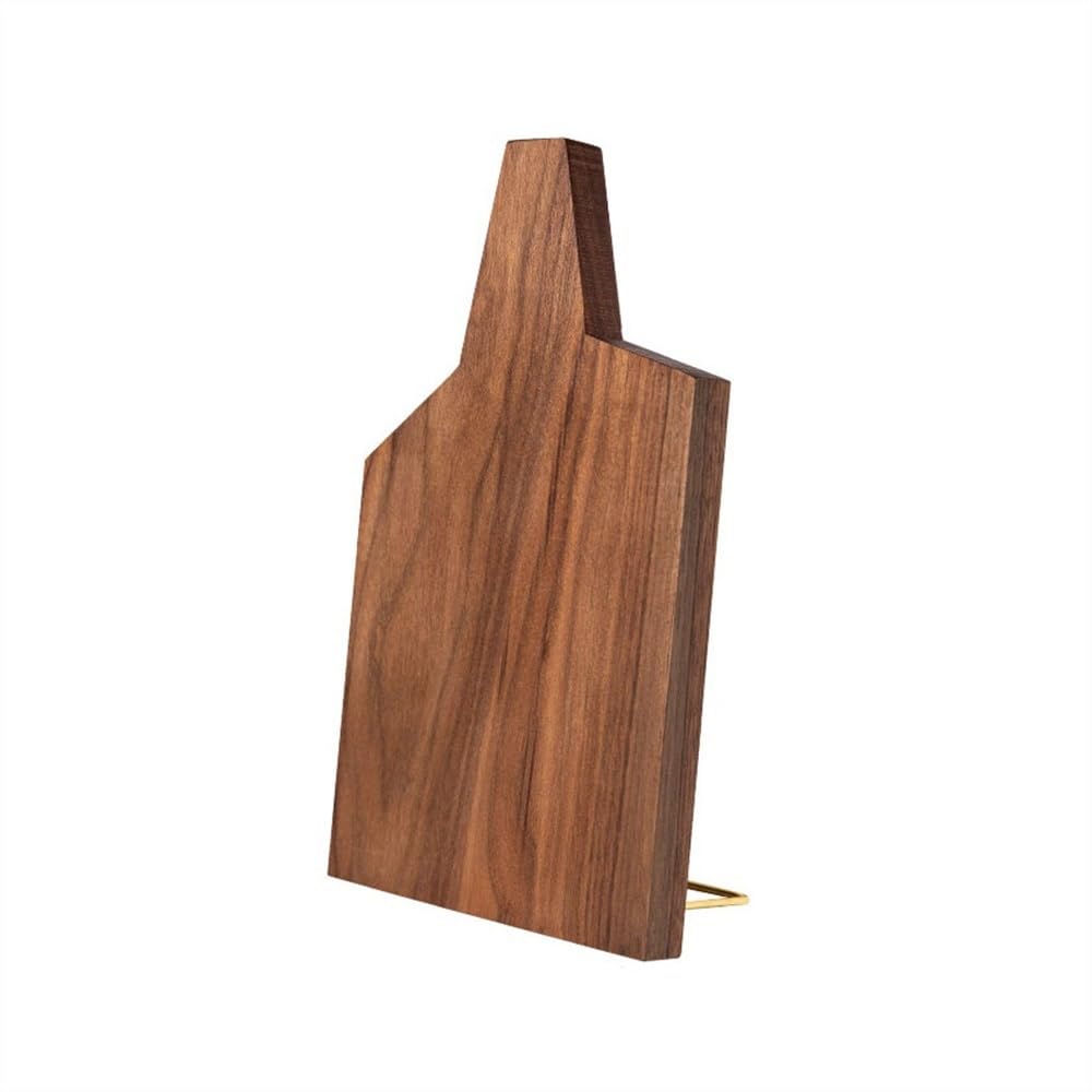 QINGGANG-0224 jewelry organizer Walnut Vertical High-grade Necklace Stand Creative Geometric Jewelry Rack Art Sense Heavy Duty Necklace Display Props for dressing table