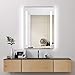 Produktbild s'bagno 600 x 800mm Beleuchteter LED-Hintergrundbeleuchteter Spiegel Touch-Steuerung mit Demister-Pad