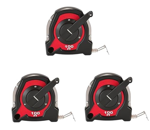 48-22-5101 for Milwaukee 100 ft. Closed Reel Long Tape Measure, Folding Hook, Metal