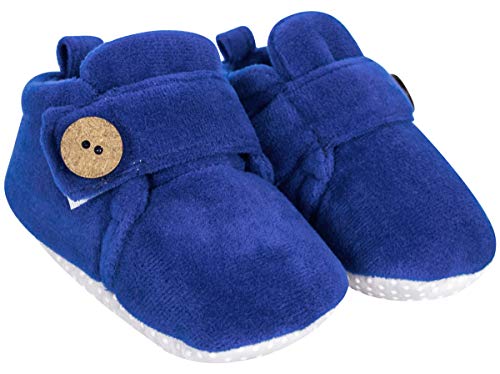 Image of Neska Moda Baby Boys & Baby Girls 6 to 12 Months Velvet Booties