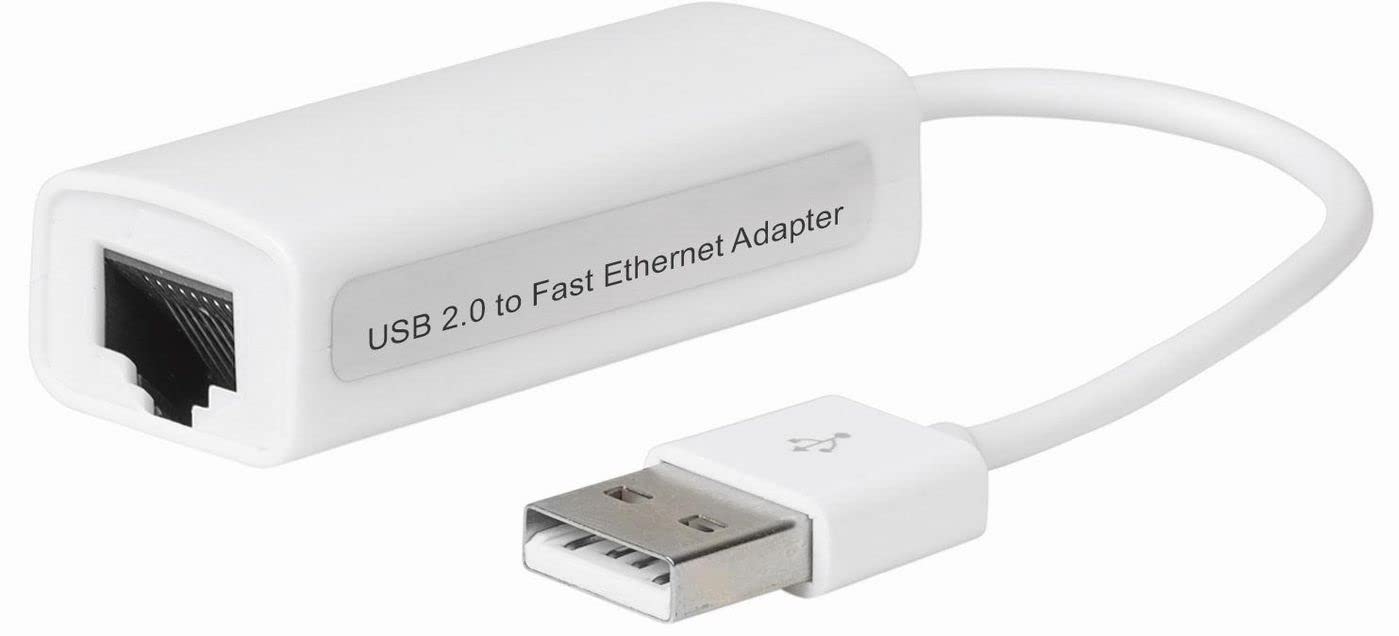 MicroConnect USB2.0 to Ethernet Converter Network Media Converter White Wired Network (White)
