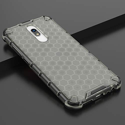 Image of Glasgow | for Mi Redmi 8 Honeycomb Pattern Back Case Cover for Mi Redmi 8 with 4 Bumper Corners and Military Grade Protection - Black
