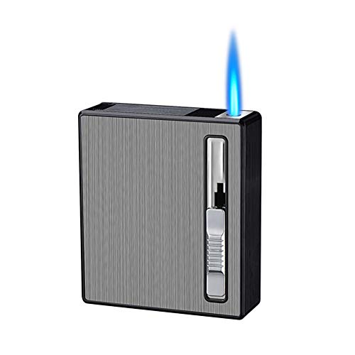 Multifunctional Butane Lighter Torch Lighter, Windproof Refillable Mini Lighter for Grill Candle BBQ Fireworks,Gifts Box(Including no Gas)