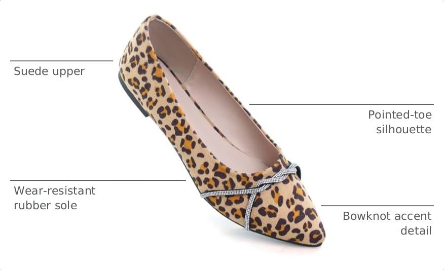 Image of TN TANGNEST Womens Casual Flats Chain Ballet Flats
