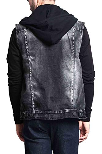 Image of VICTORIOUS Rocker Denim Jean Vest Jacket