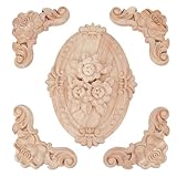 Taille et conception:Les appliques en bois sont disponibles dans des tailles de 10 x 10cm (3.94 x 3.94 pouces) pour 4 pièces et 21 x 15cm (8.2 x 6 pouces) pour 1 pièces. Ces appliques peuvent ajouter une touche naturelle à vos meubles
