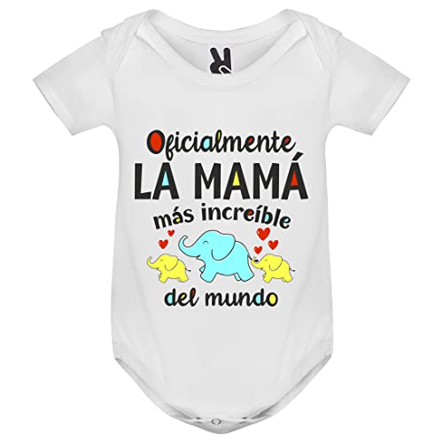 QCM Productos Personalizados Body Bebé | Especial Regalo Para Mamá | Regalo Original Para El Día De La Madre (La Mamá Más Increíble Del Mundo)