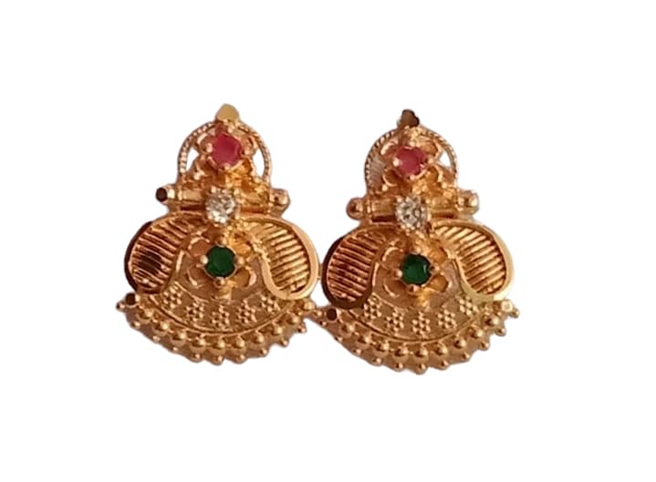 INEESS JEWELS Womens Alloy Steel Artificial Earrings with Multicolor Stones | Traditional Latest Fancy Covering Stud Earrings for Women & Girls (B0CYZVTM9J) Amazon Price History, Amazon Price Tracker