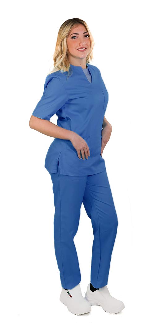 TCD Possibilité de broderie : ensemble médical pour femme, col en V, uniformes pour infirmières, opérateur sanitaire, hôpital. - - XXS