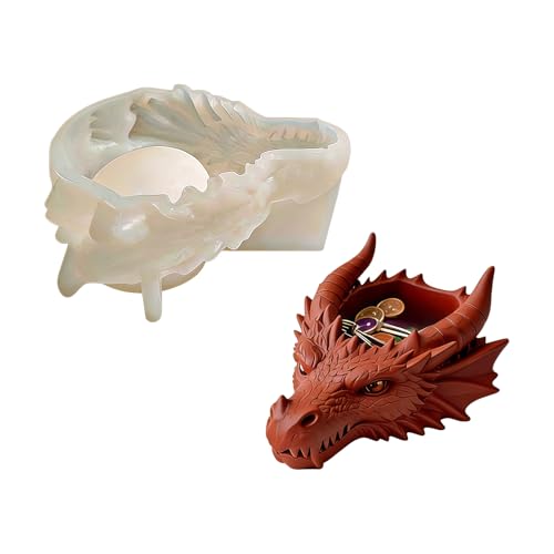 Moule dragon en résine silicone pour décorations et loisirs créatifs - 4