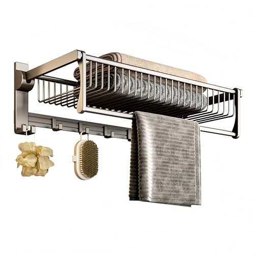 SEIDO Towel Racks for Bathroom Wall Mounted, 20 inch Foldable