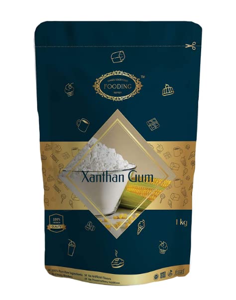Fooding Xanthan Gum Powder for Baking 500 gm, Essential in Gluten-Free Baking, Use in Gravies, Sauces, Salad, Vegan Thickener- Food Grade Quality (thickening, binding agent, gluten free, 100% Pure) (B0BBZLF77Y) Amazon Price History, Amazon Price Tracker
