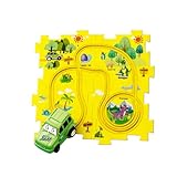 Construisez et explorez de manière flexible : la piste de course puzzle permet de construire et d'explorer à travers des combinaisons infinies, encourageant les jeunes esprits à concevoir des pistes avec plusieurs thèmes pour des aventures palpitantes pendant une récréation interactive.