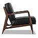 POLY & BARK Verity Lounge Chair, Onyx Black
