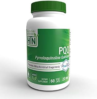PQQ 20mg 60 Vegecaps (Pyrroloquinoline Quinone) Non-GMO