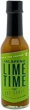 Pup & The Pepper Jalapeno Lime Time Hot Sauce - Zesty Lime with Jalapeno Heat - Small Batch Craft Hot Sauce - Gourmet Spicy Condiment for Tacos, Wings, Seafood & More - All Natural Artisan Hot Sauces