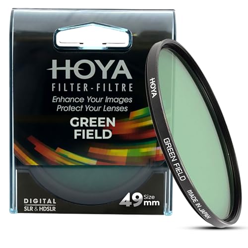 Filtro Hoya 49mm intensificador verde de cristal que potencia la naturaleza