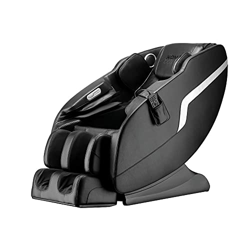 Home Deluxe - Massagesessel Kelso Schwarz - inkl. Zero Gravity Funktion, Bluetooth und Heizung I Massagestuhl Relaxsessel mit Wärmefunktion