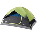 Coleman Sundome Dark Room Tent, 4/6 Person, Blocks 90% of Sunlight, Weatherproof With Rainfly & Easy Setup in Minutes