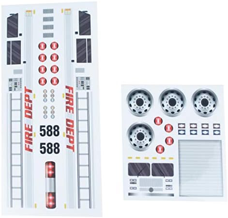 Pinewood Derby Pre-Cut Fire Truck Decals