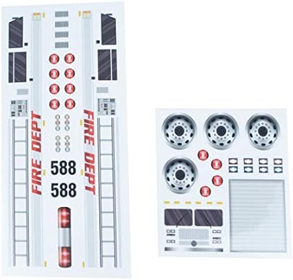 Pinewood Derby Pre-Cut Fire Truck Decals