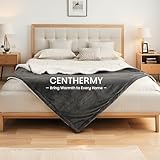 Electric Heated Blanket Single 130×160cm – Soft Flannel & Cotton Fleece, 9 Heat Levels, 1–9H Auto-Off Timer, Overheat Protection, Machine Washable, Ideal for Sofa, Bed, or Office Use, Dark Grey - Image 3