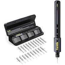 Fanttik K2 Nano Power Drill, Hand Drills, 20 Bits, 800mAh Rechargeable, Tool Kit for DIY Projects, Shells, Plastic, Jewelry, PCB, Aluminum Plate