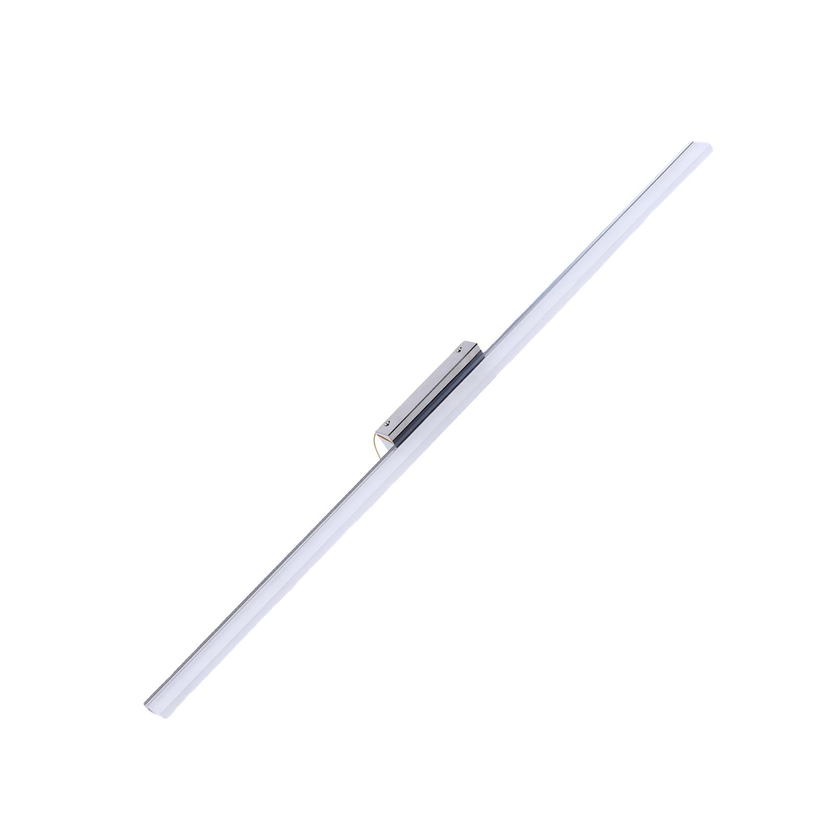 SIXRUN Lampada da Bagno Sopra lo Specchio, Barra Luminosa a LED per Trucco con 3 Temperature di Colore Dimmerabili, Luce in Acciaio Inossidabile da 120 Cm per il Trucco del Bagno di Casa