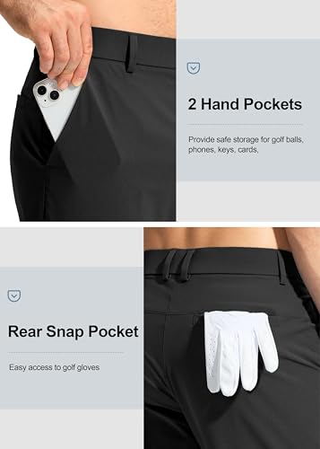 Save on Pudolla Men's Golf Pants - Stretch, Quick Dry, Lightweight