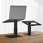 BESIGN LSX6N Laptop Stand, Ergonomic Adjustable Notebook Riser, Computer Holder, Laptop Mount Compatible with 10-15.6" Laptops, Black - Image 2