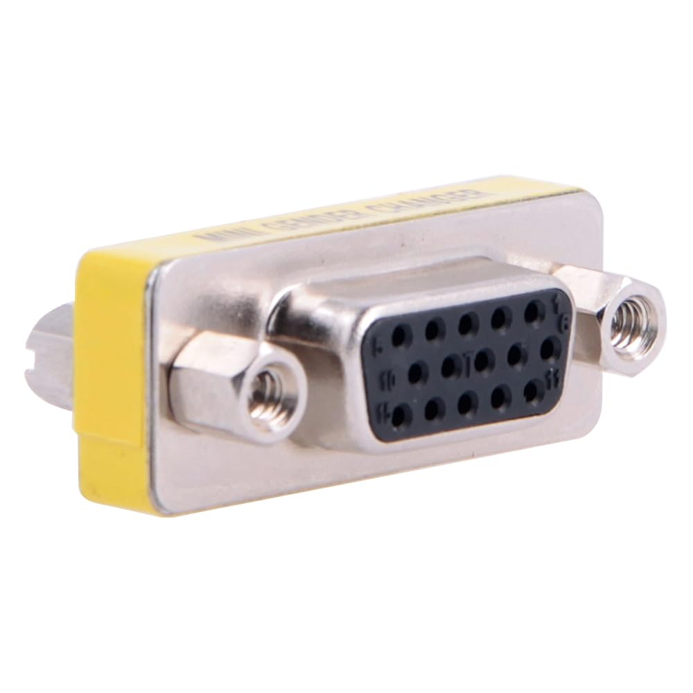REY Adattatore VGA D-Sub HDB15 femmina - femmina 15 pin