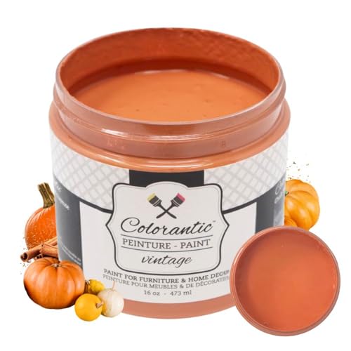 Colorantic | PUMPKIN SPICE Chalk Paint Based for Furniture DIY