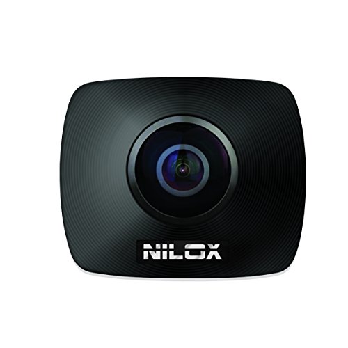 Nilox, Action Cam EVO 360, Full HD 1920 x 960p, 30 kl./s, 4,5 MP, nagrywanie 360°, czarna