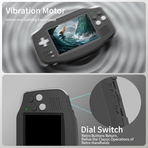 Image of RG34XX Retro Handheld Game Console, RG 34XX 3.4 Inch IPS Screen Retro Gaming Console , 5532 Pre-Installed Games, Linux 64-bit WiFi, HDMI and Output 3500mAh