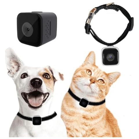 KinetCam Cat Camera Collar, No WiFi Needed No APP,Cat Collar Camera with Video Record, Body Camera for Cat/Dog Recording,Camera for Cat Collar,Pet Collar Camera Outdoor, Dog/Cat Birthday Gift Cover