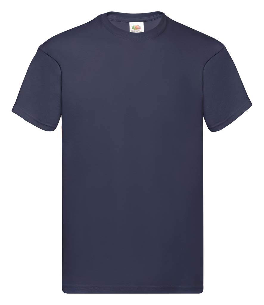 Fruit Of The Loom Men's Deep Navy Original T. T-Shirt, XX-Large