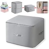 Lot de 2 sacs de rangement ultra compacts à auto-compression pour couette, sacs de rangem...